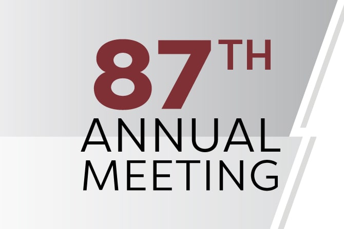 87th annual meeting