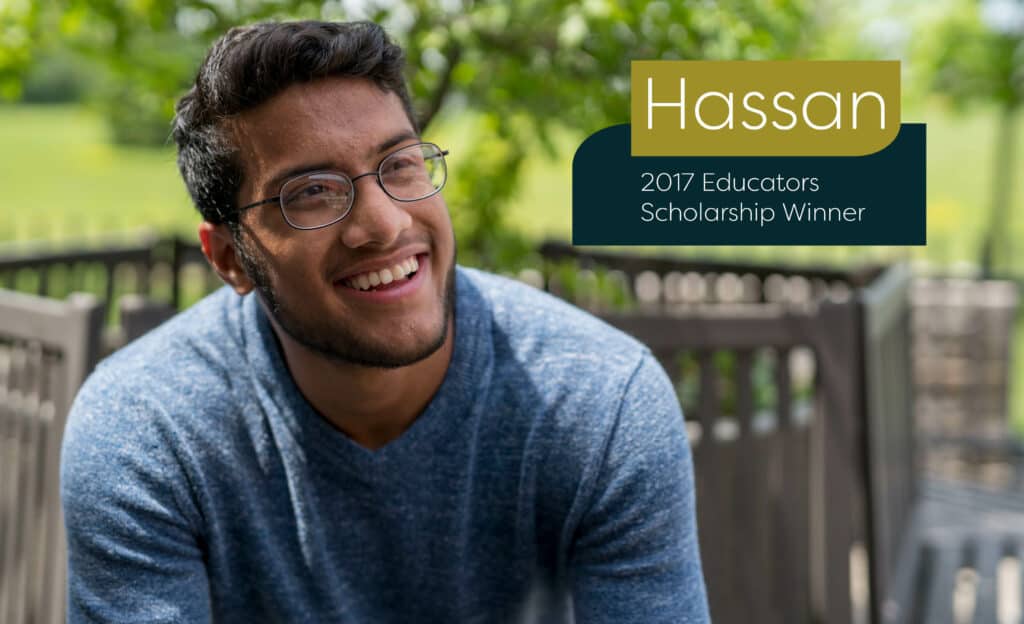 Hassan one of educators $2000 scholarship winners