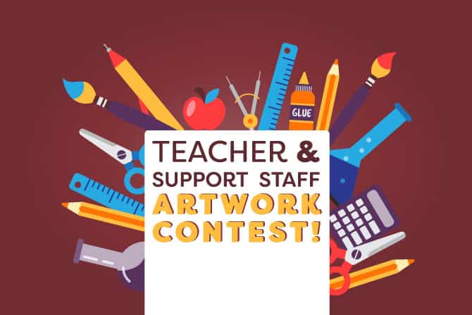 school supplies and paper