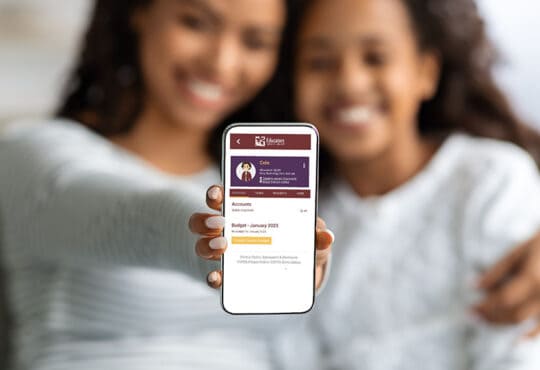 mom and child on mind and money app